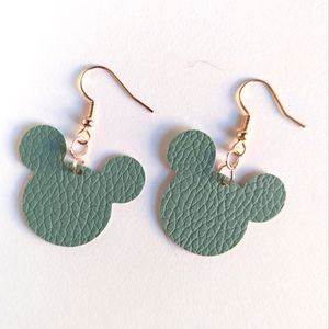 Disney's Mickey Mouse inspired handmade earrings.